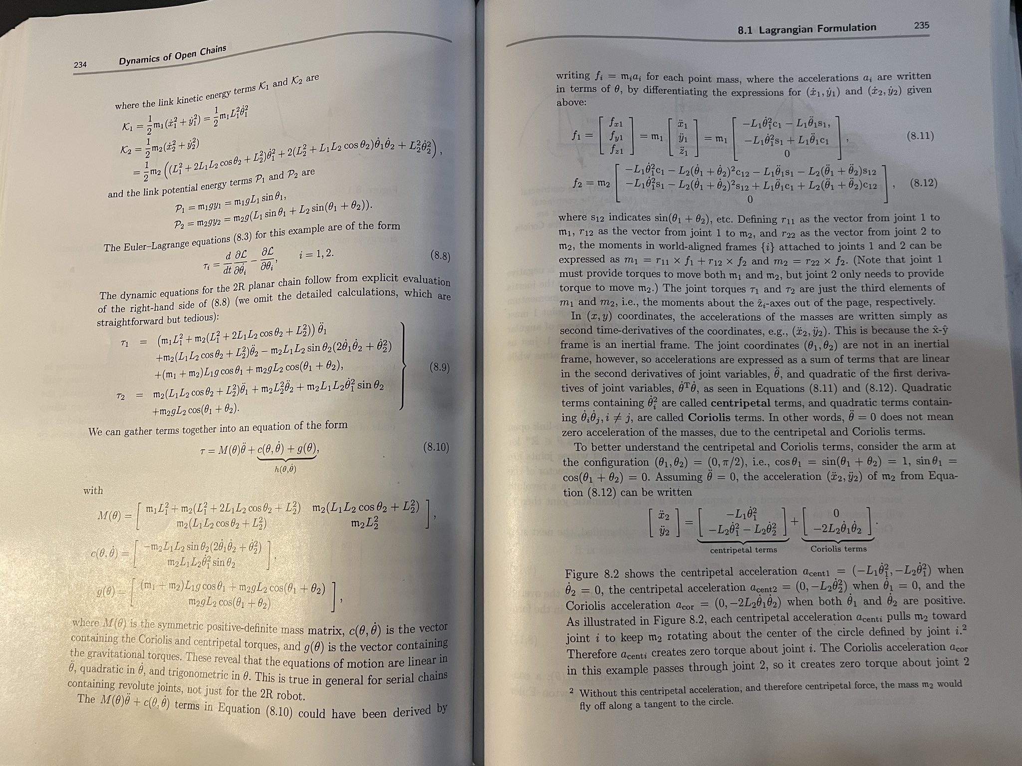 Tweet of Modern Robotics Textbook Page 234